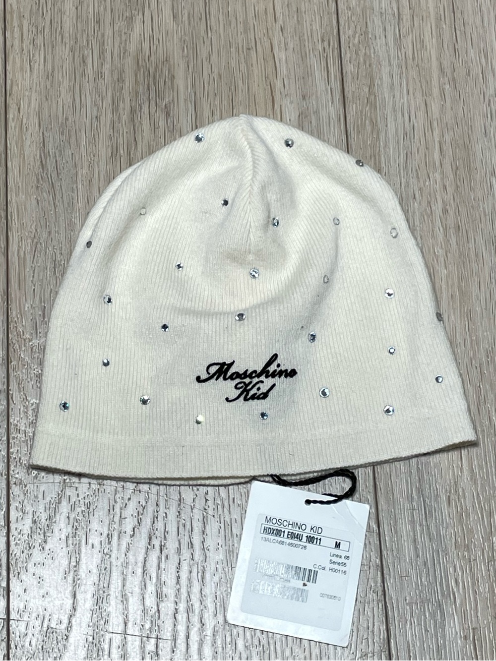 Moschino Kids Cappello Bedazzled Beanie